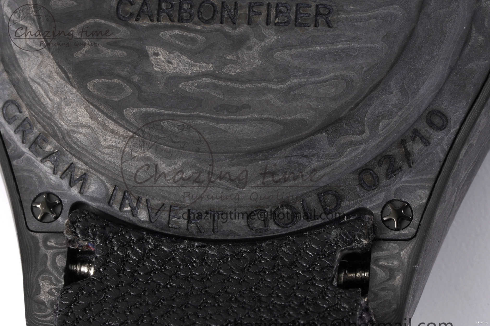 and Daytona Bezel Edition A7750 Black Gold DIWF Nylon Case DIW Carbon Black on Strap Dial 0117